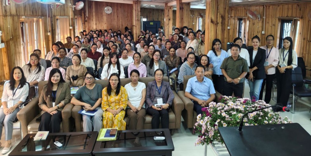 Pinuo Nakhro, Vezhodulu Swiho and others during CNE seminar in Kohima on September 22. (Morung Photo)